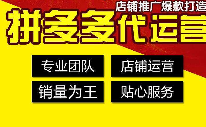 南京拼多多代運營公司