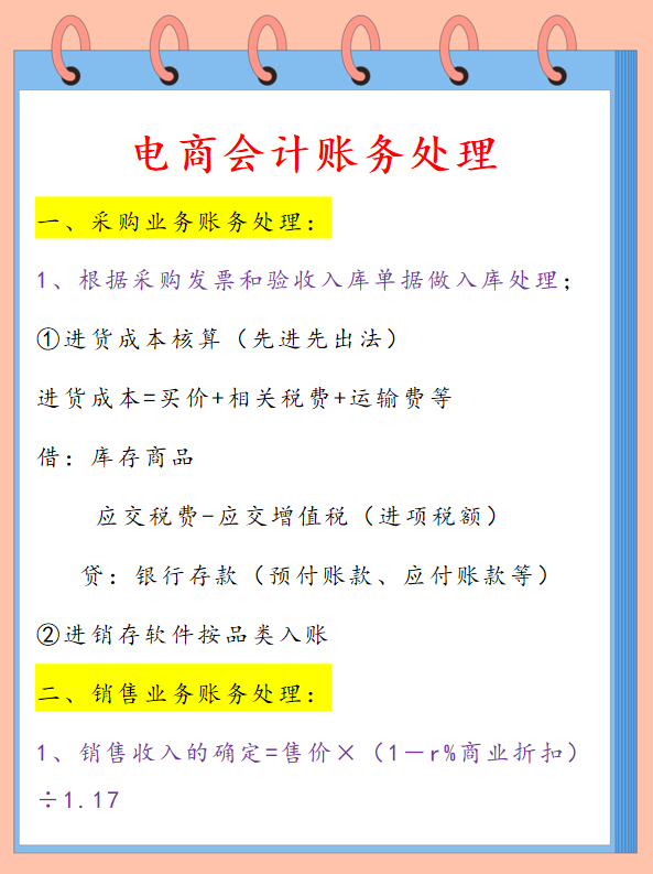 電商行業(yè)財務(wù)會計怎么做賬？具體做賬流程是什么？