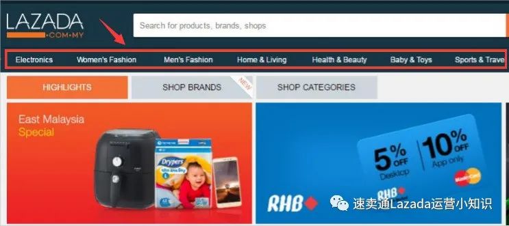 Lazada上傳產品時選擇正確類目的技巧