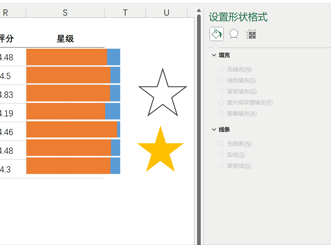 好評圖片通用模板（超級好用Excel五星好評圖制作方法介紹）
