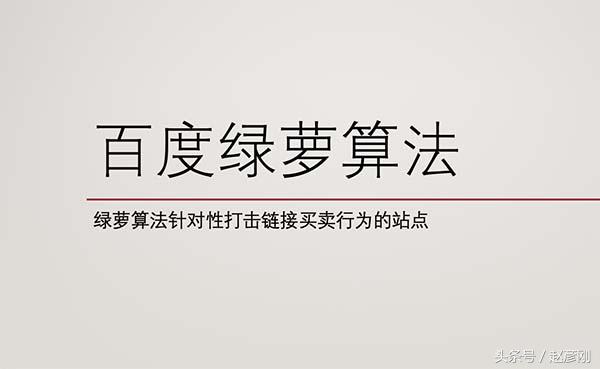 綠蘿算法名詞解釋（網站優化百度綠蘿算法規避的方法介紹）
