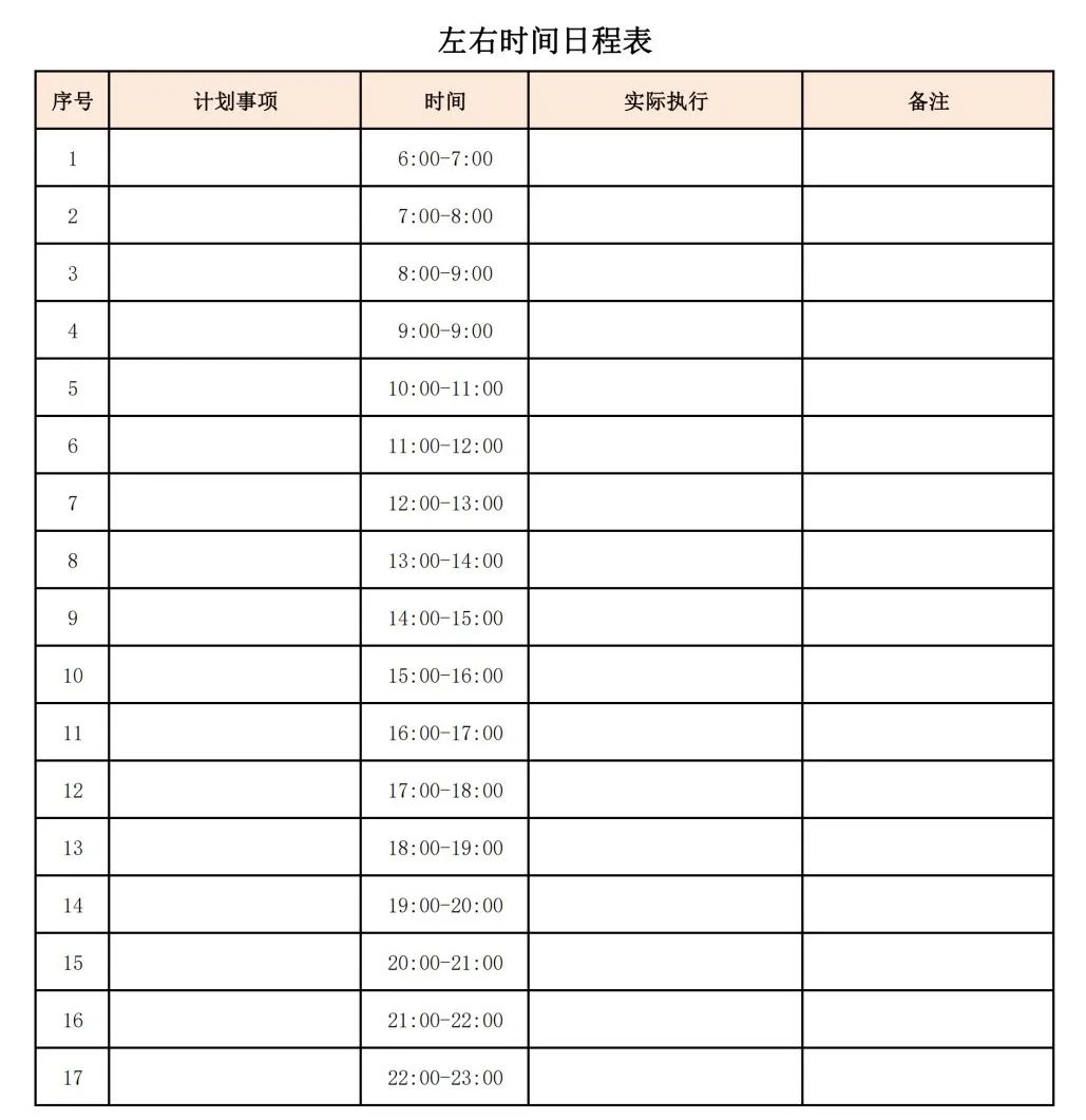 任務單模板（每日任務清單表格范本及高效管理的方法介紹）