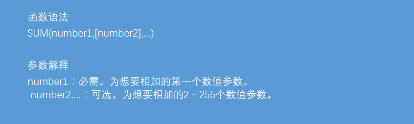 銷售總額的計算公式是什么？教你用Exce計算l中的sum函數公式大全