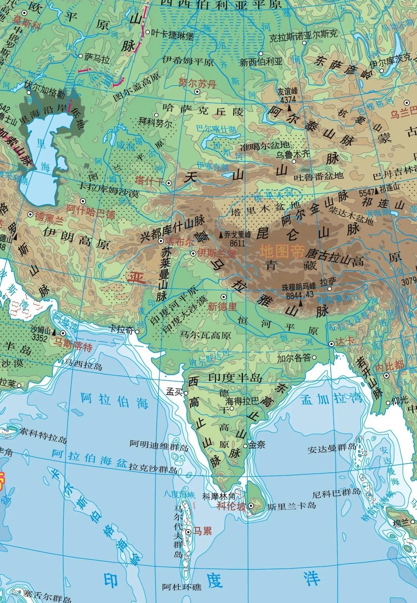 亞奇特別自治區是哪個國家的？中亞有哪些國家和地區？