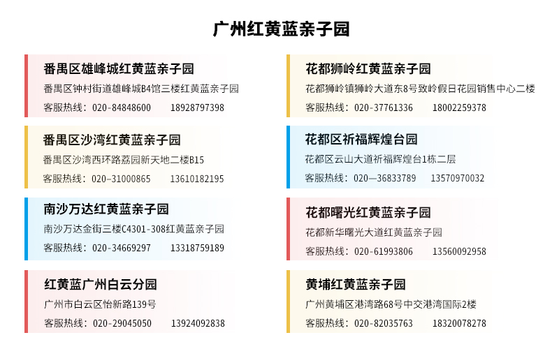 紅黃藍早教課程有哪些？紅黃藍親子早教簡介