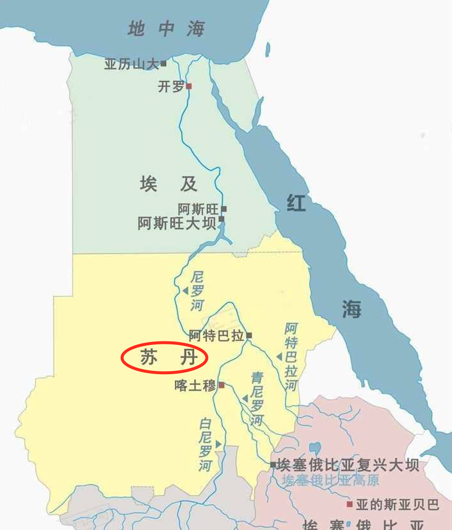 蘇丹是哪個國家？蘇丹地理位置及地圖