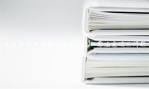 巴基斯坦市場潛力無限，出口需注意這些問題