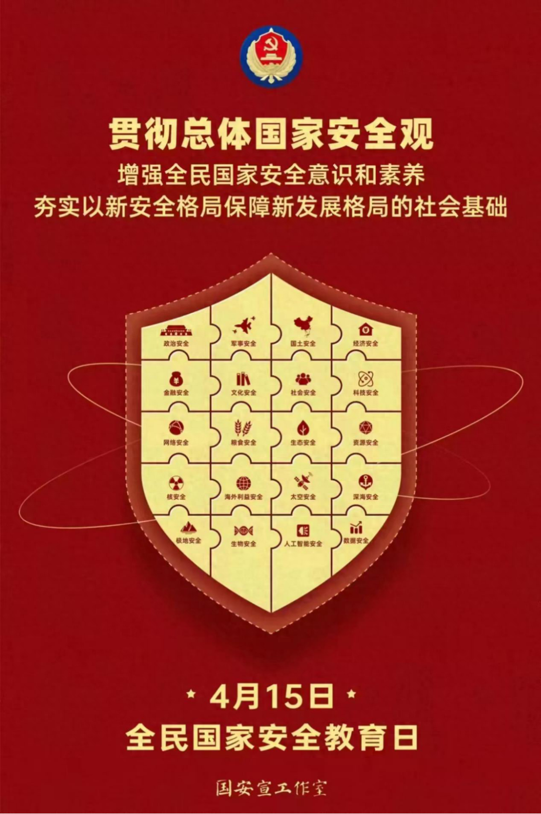 全民國家安全教育日是幾月幾日？國家安全舉報電話是多少？